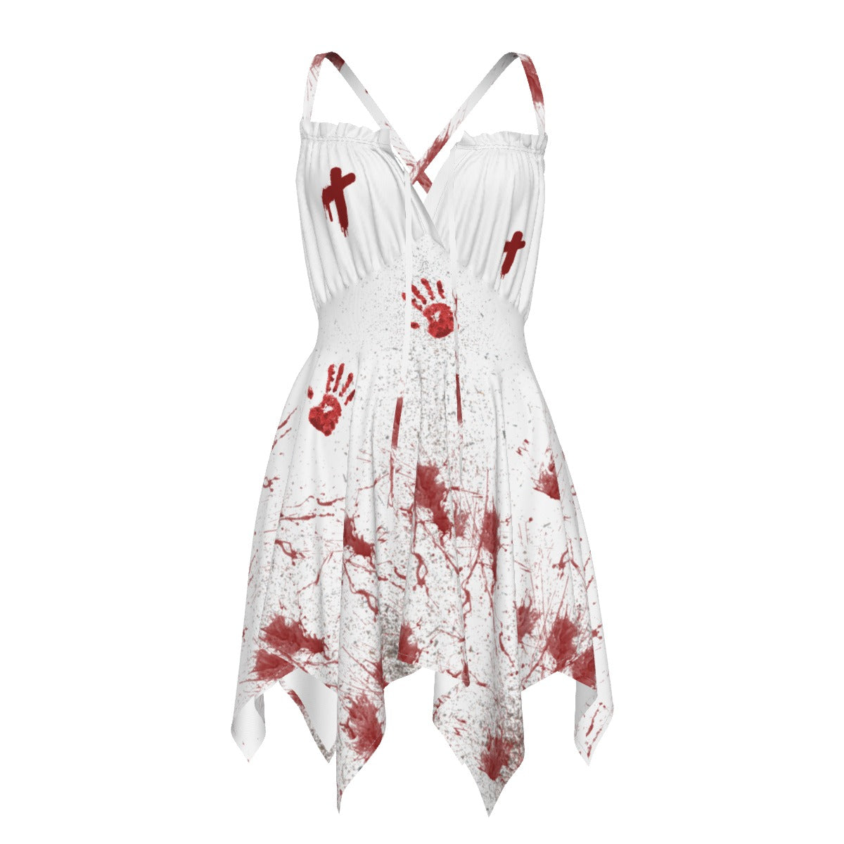 Bloody handprint Dress, Pet Bandana and Tank