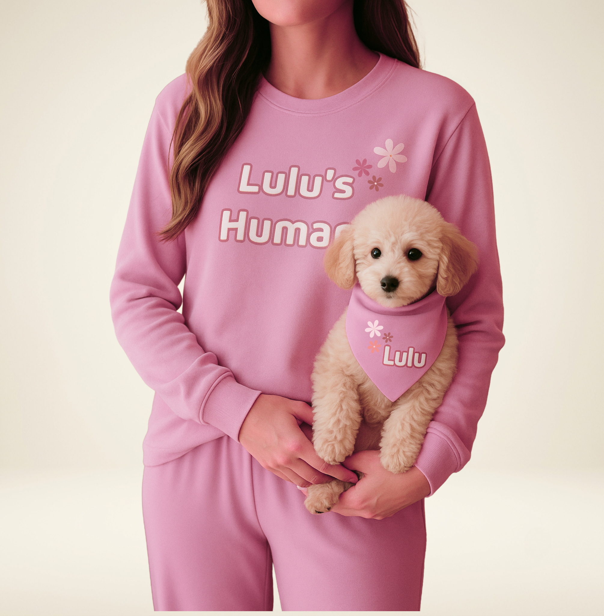 Custom Pet Bandana & Lounge Set