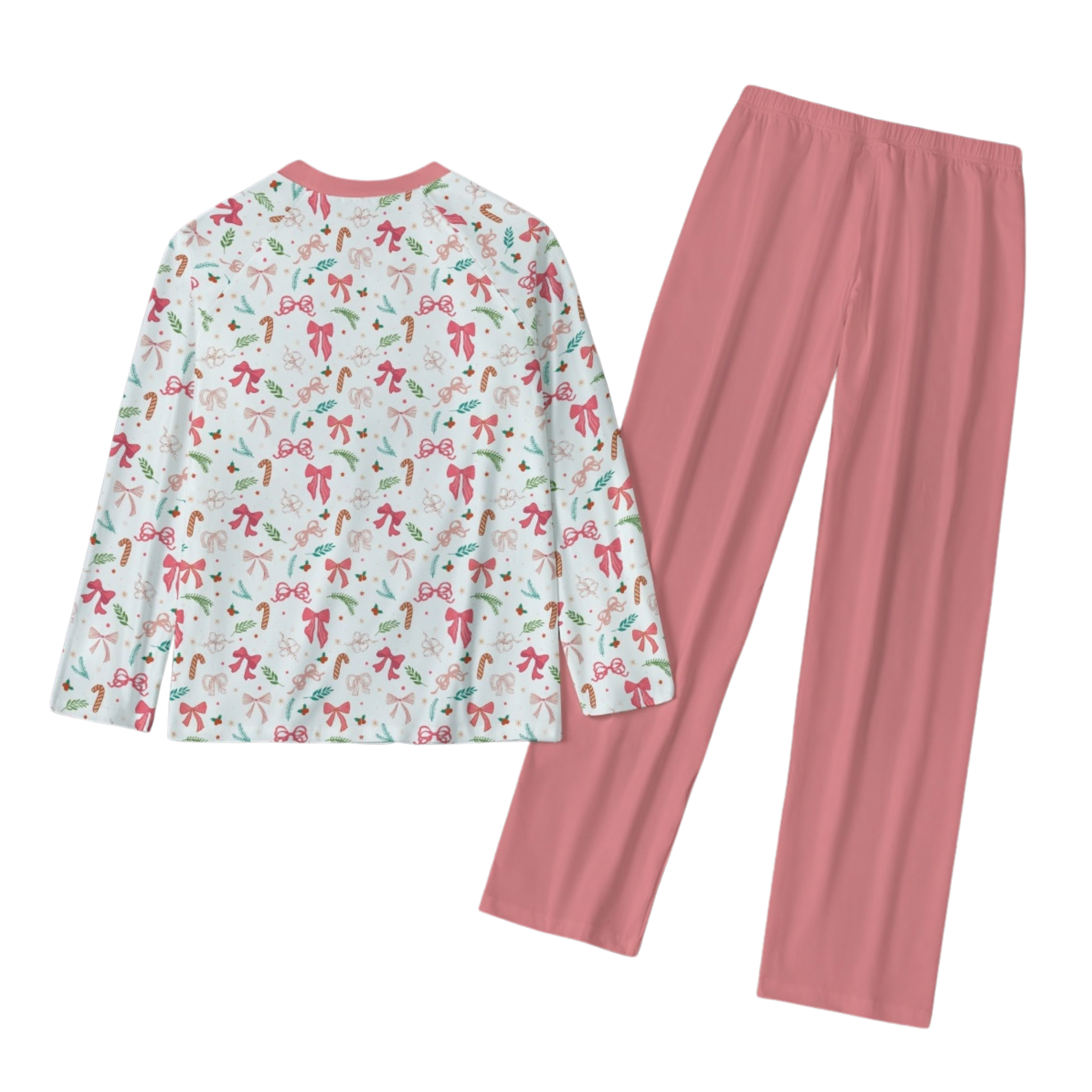 Pink Bow Pajama Set