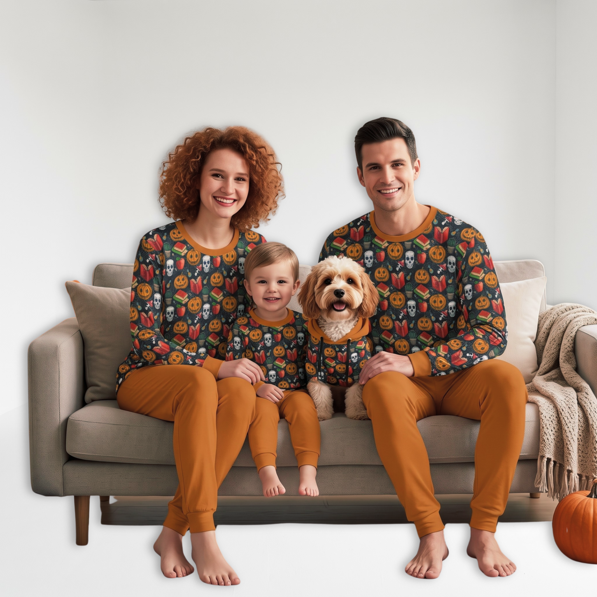 Adult Pajamas and Dog Hoodie