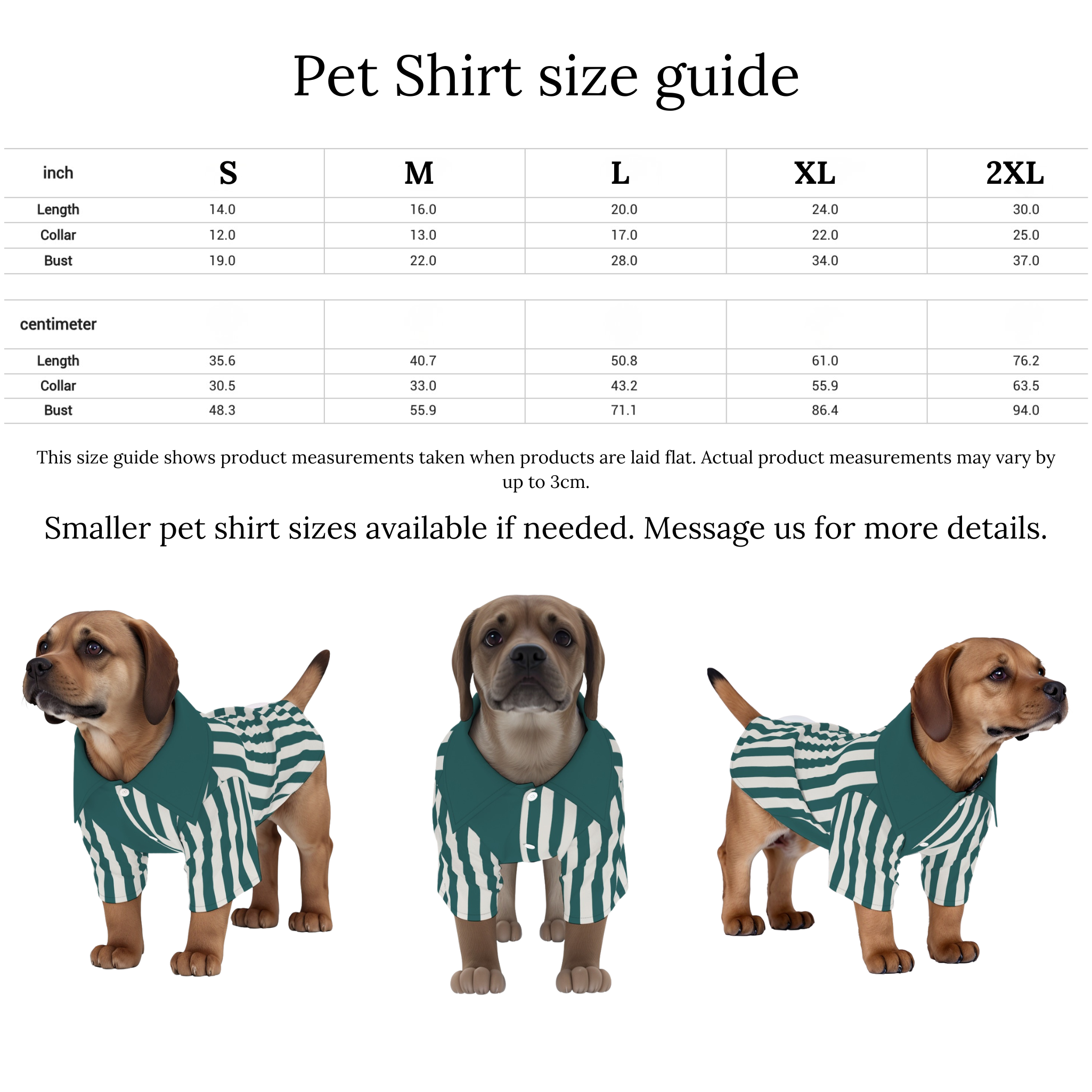 Teal Striped Dress & Pet Shirt