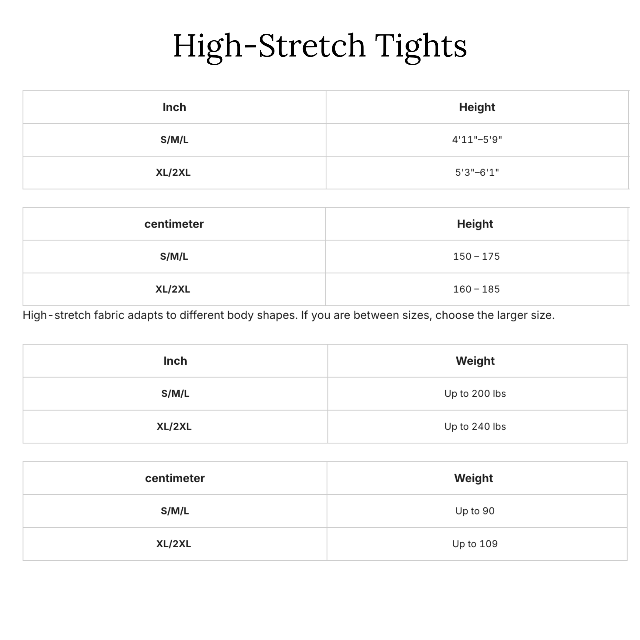 High-Stretch Tights: Red