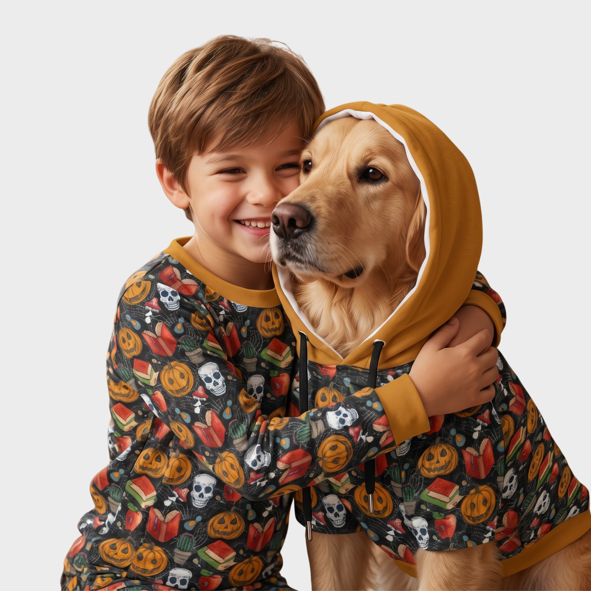 Kid's Pajamas and Pet Hoodie