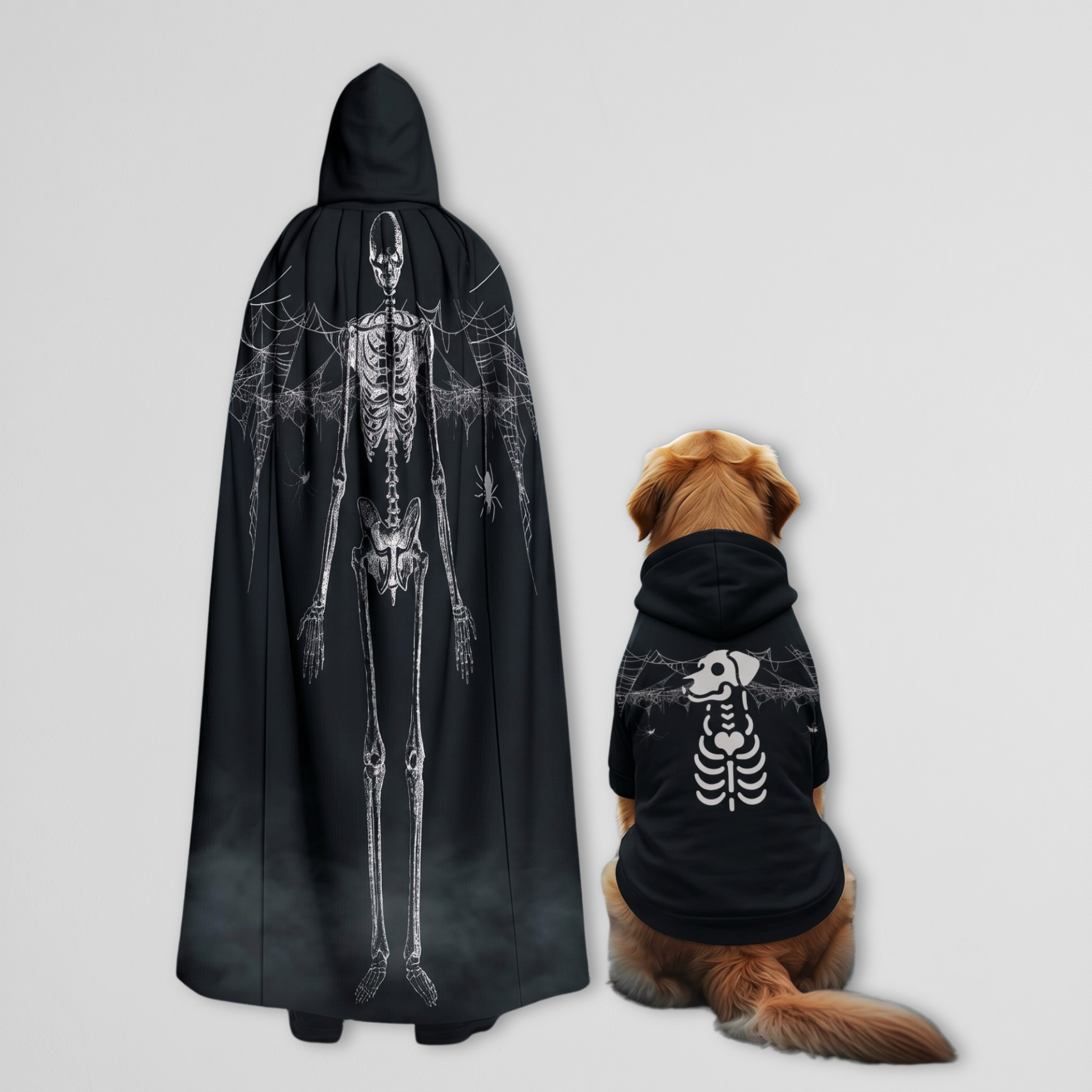 Skeleton Pet Hoodie and Cloak