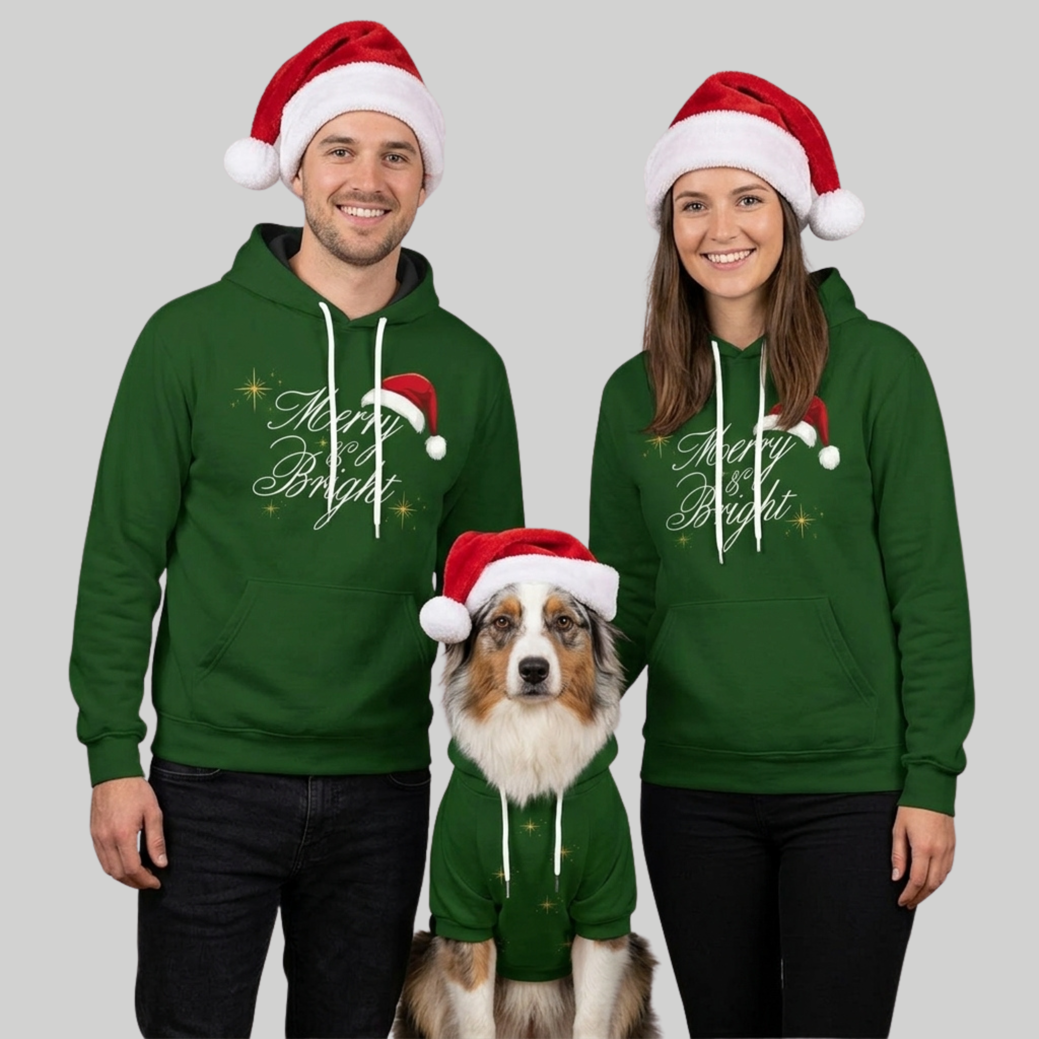 Green Hoodie Set| Adults & Pet