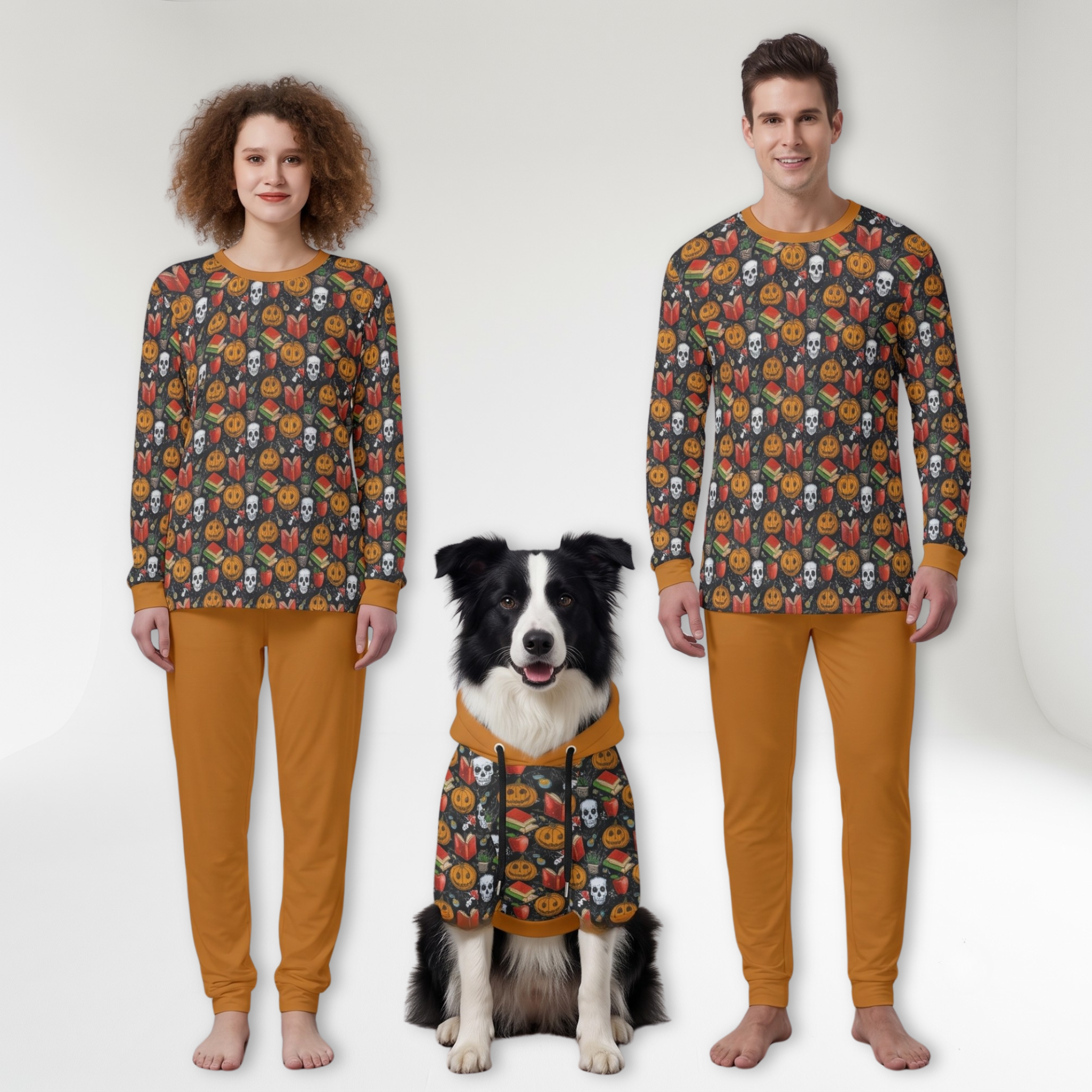 Adult Pajamas and Dog Hoodie