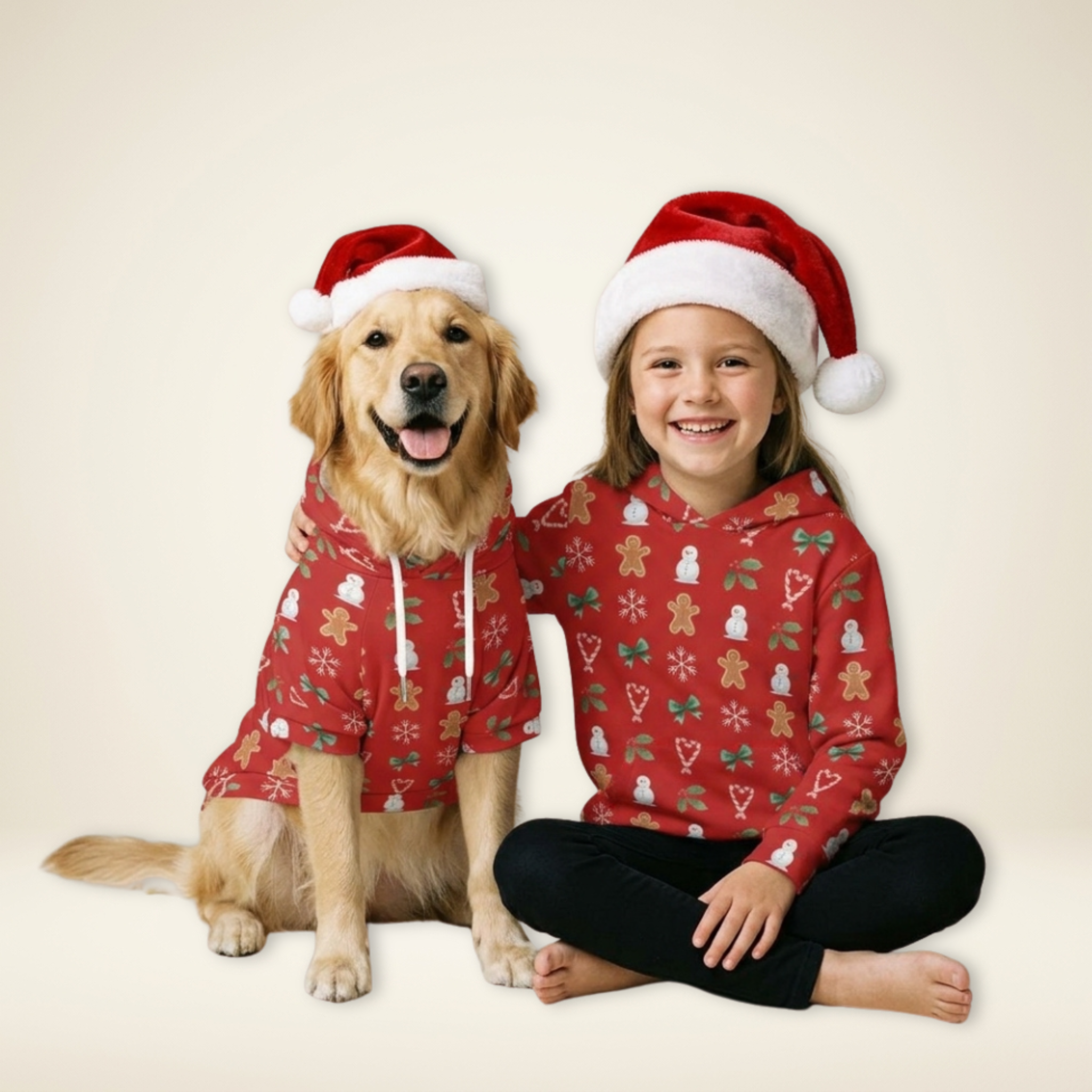 Red Hoodie Set| Kids & Pets
