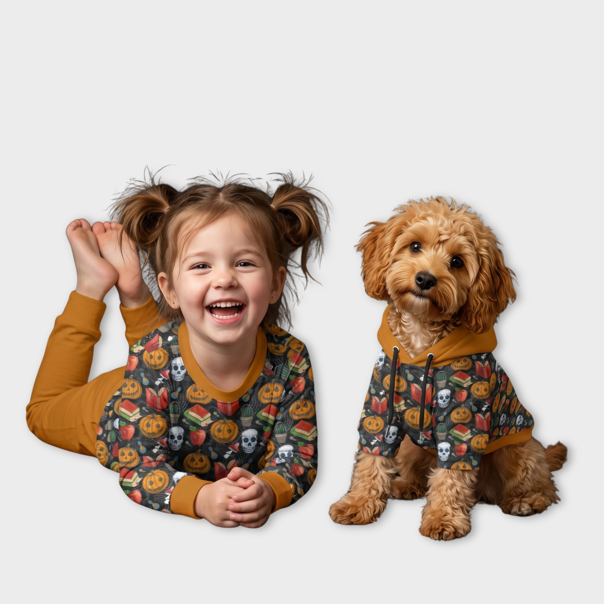 Kid's Pajamas and Pet Hoodie