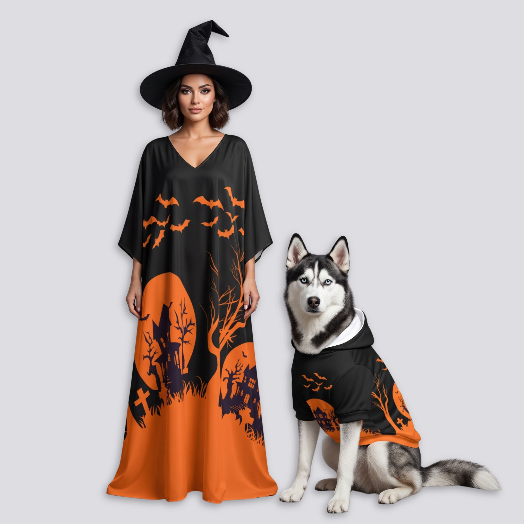 Kaftan Robe and Pet Hoodie