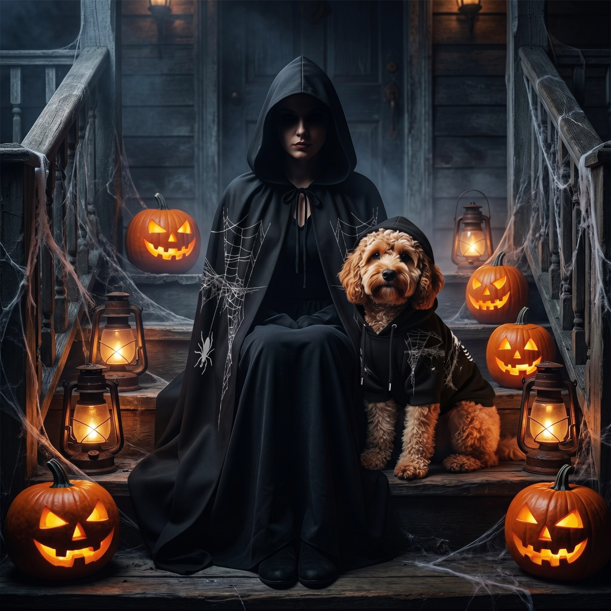 Skeleton Pet Hoodie and Cloak