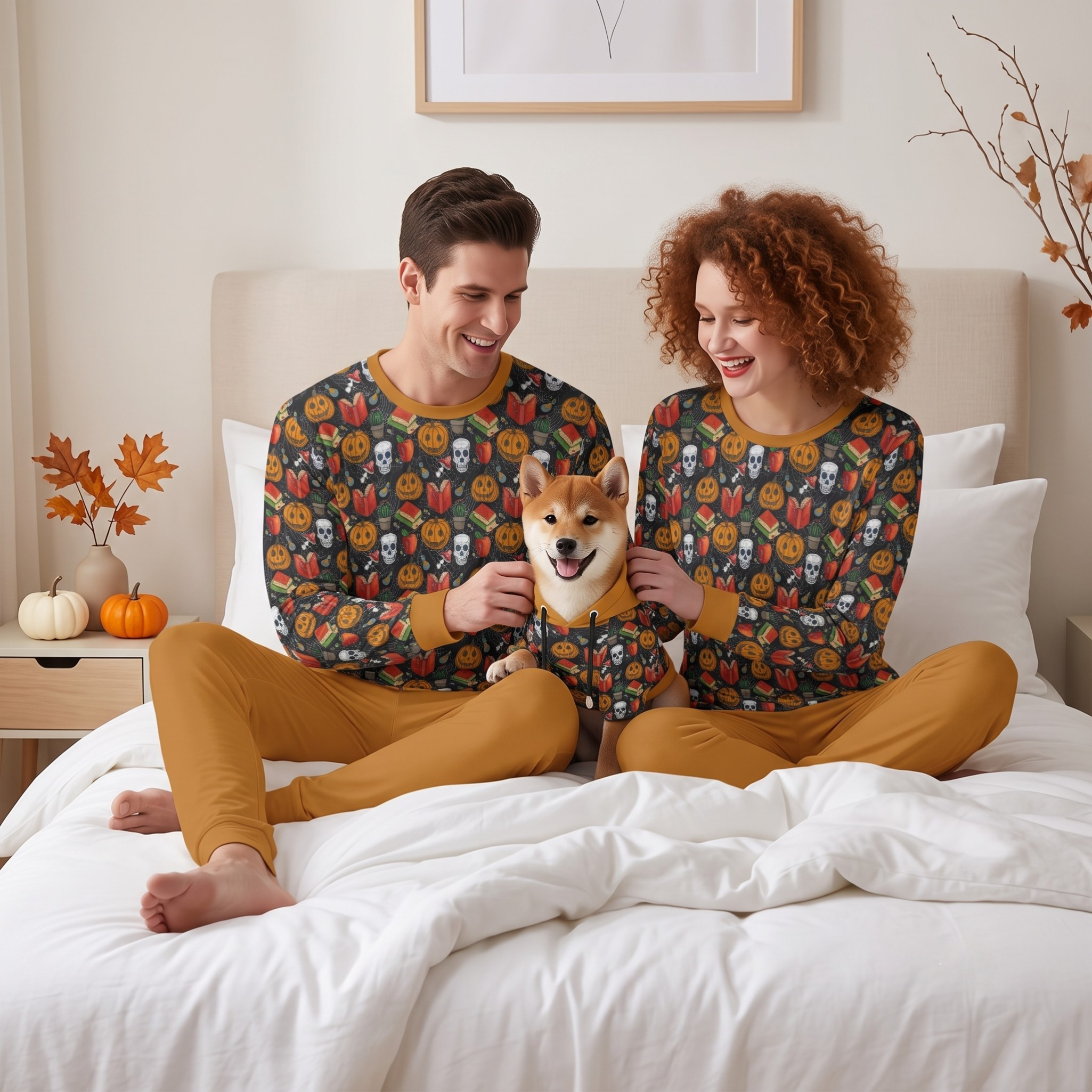 Adult Pajamas and Dog Hoodie