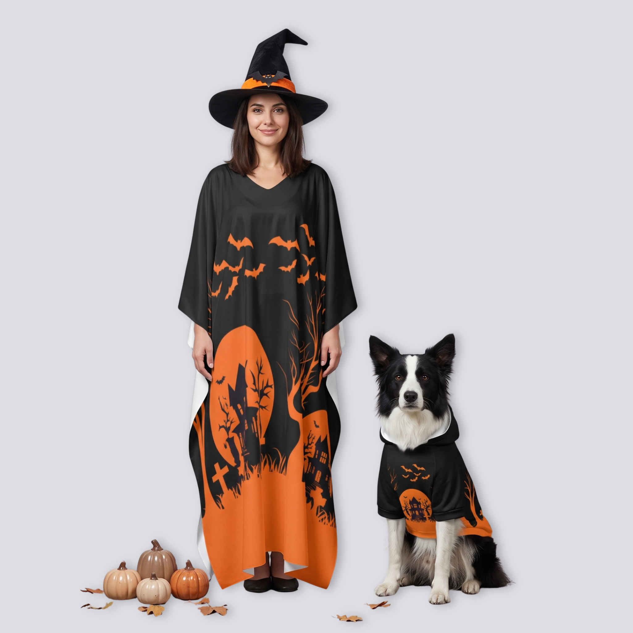 Kaftan Robe and Pet Hoodie