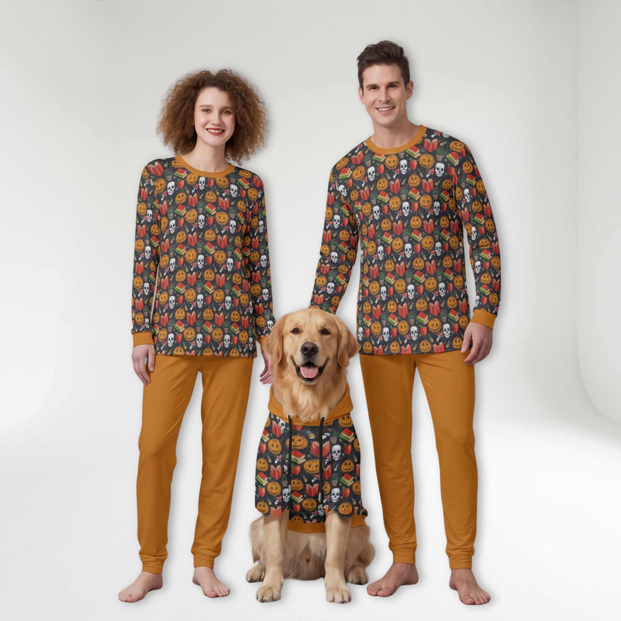 Adult Pajamas and Dog Hoodie