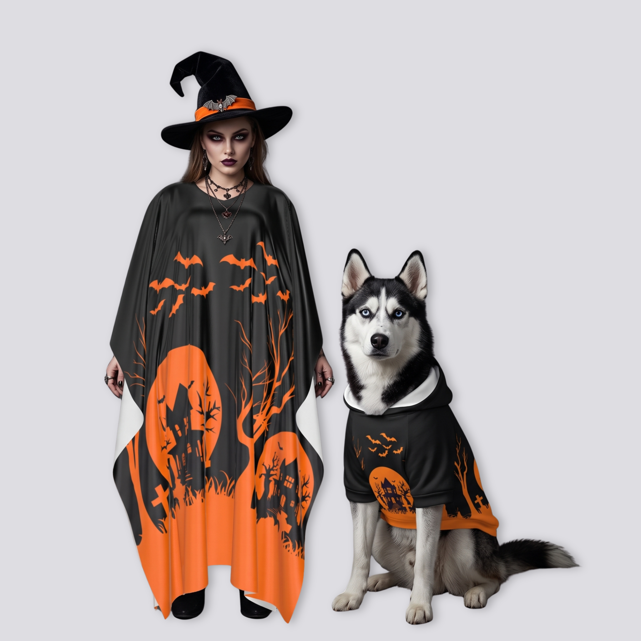 Kaftan Robe and Pet Hoodie