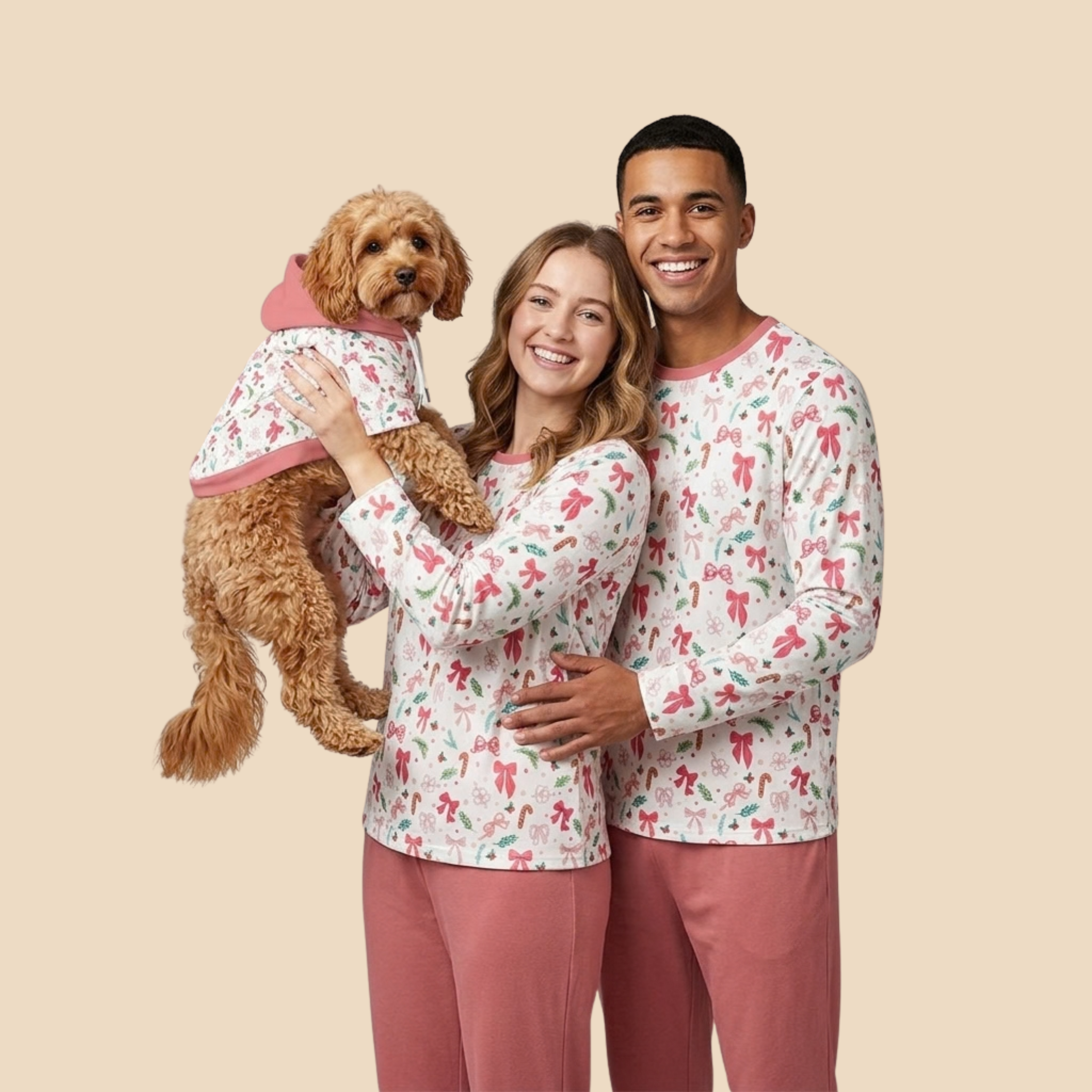 Pink Bow Pajama Set