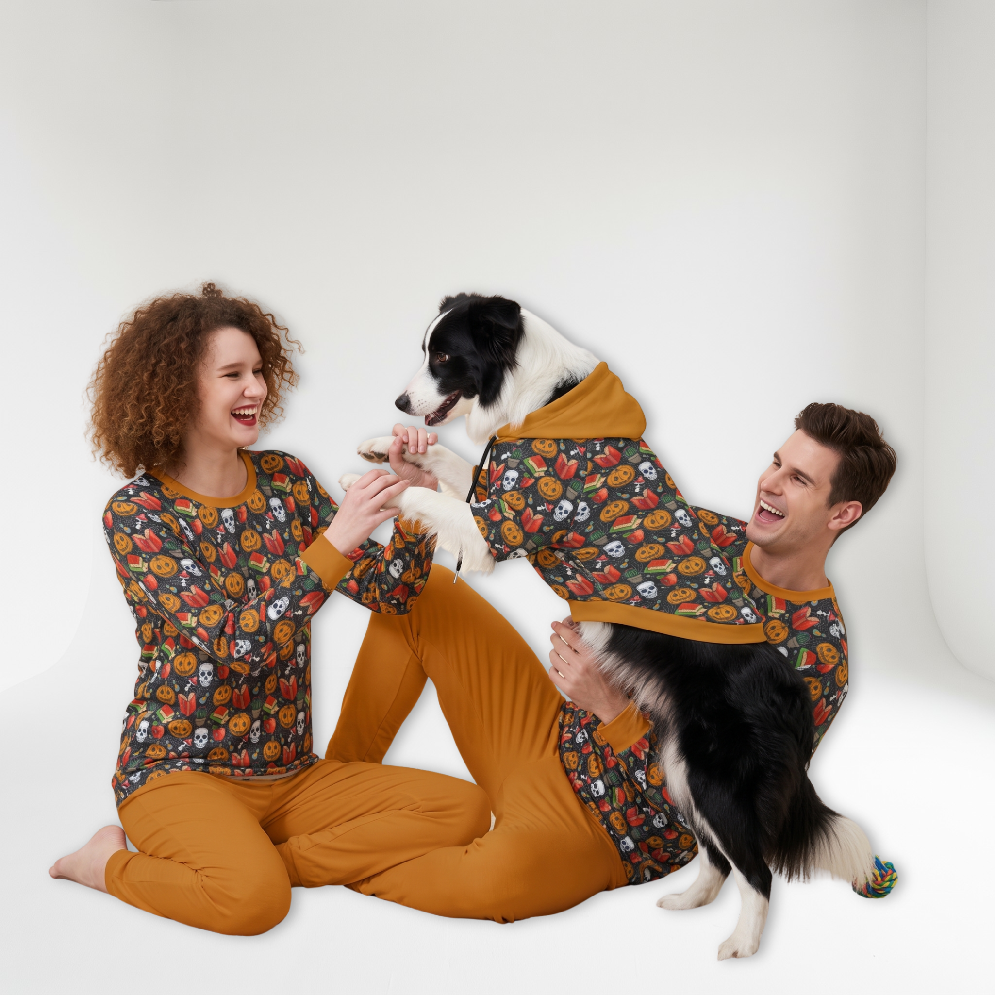 Adult Pajamas and Dog Hoodie