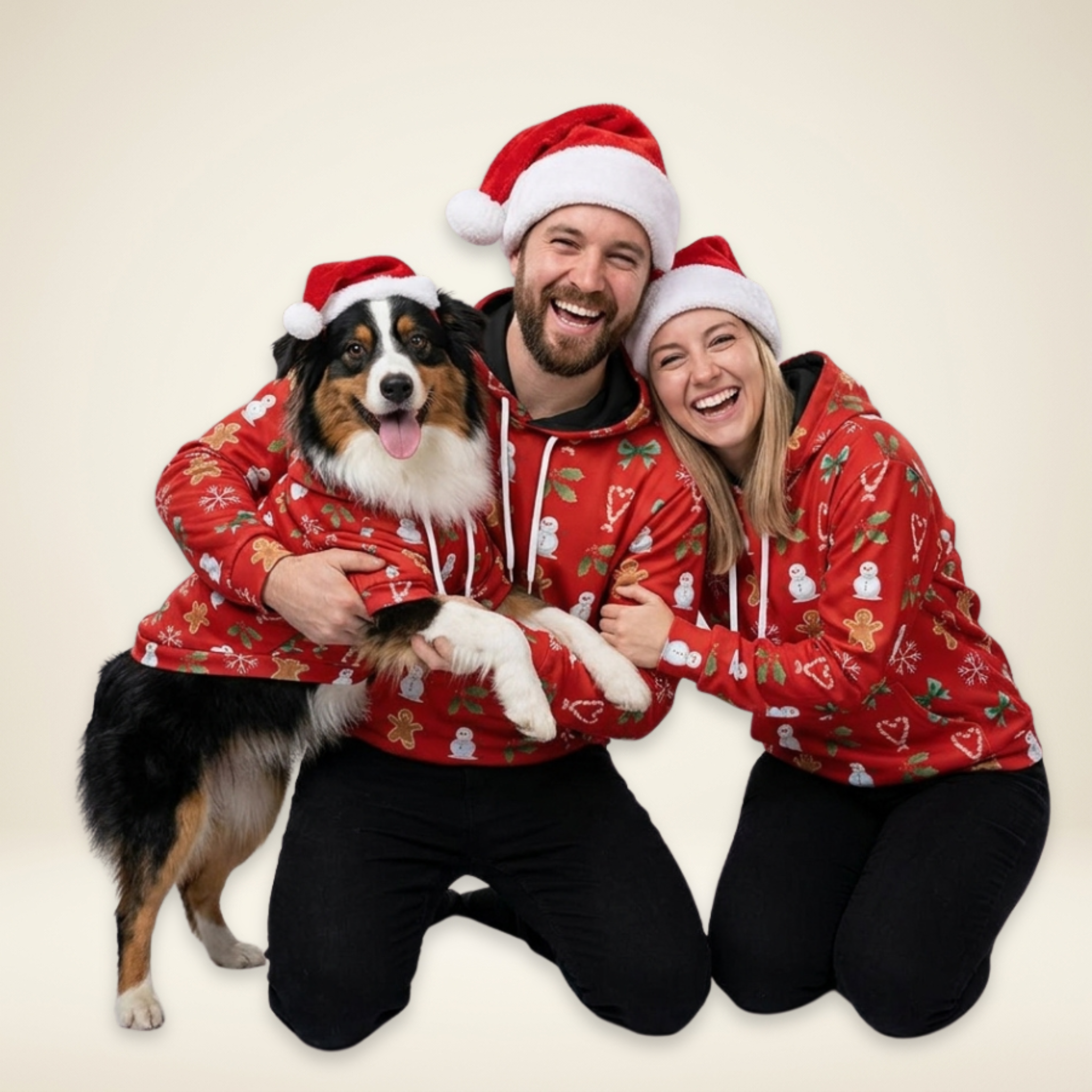 Red Hoodie Set| Adults & Pet