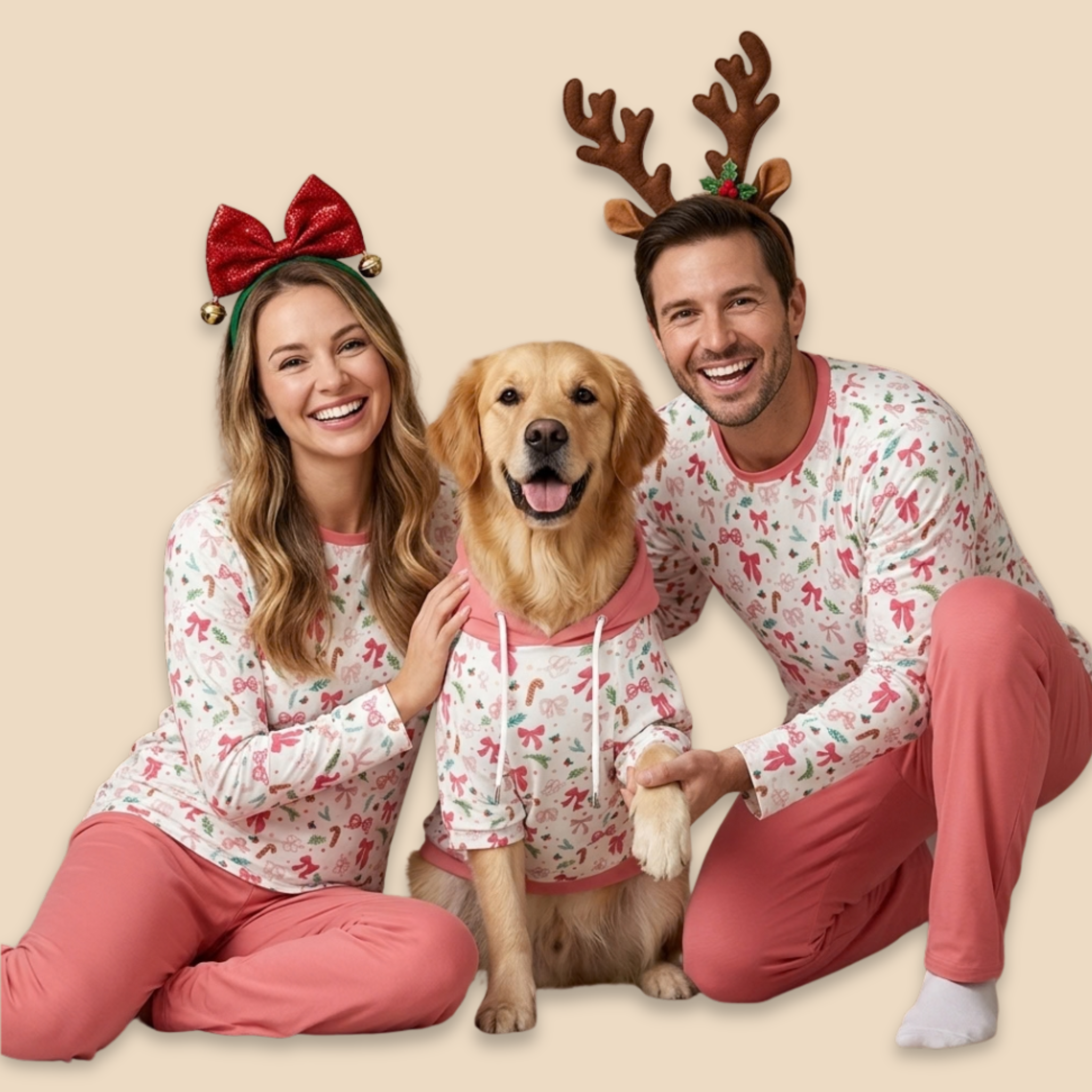 Pink Bow Pajama Set