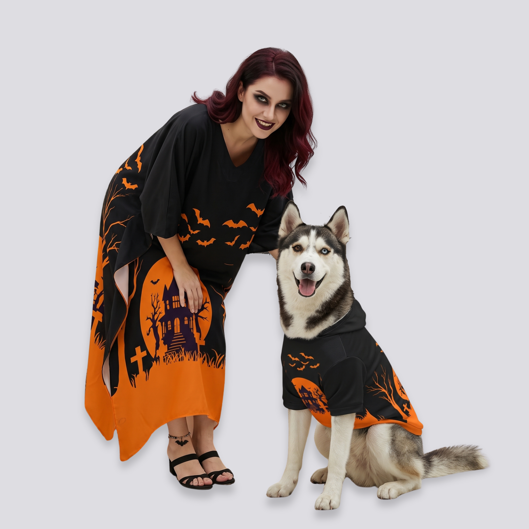 Kaftan Robe and Pet Hoodie