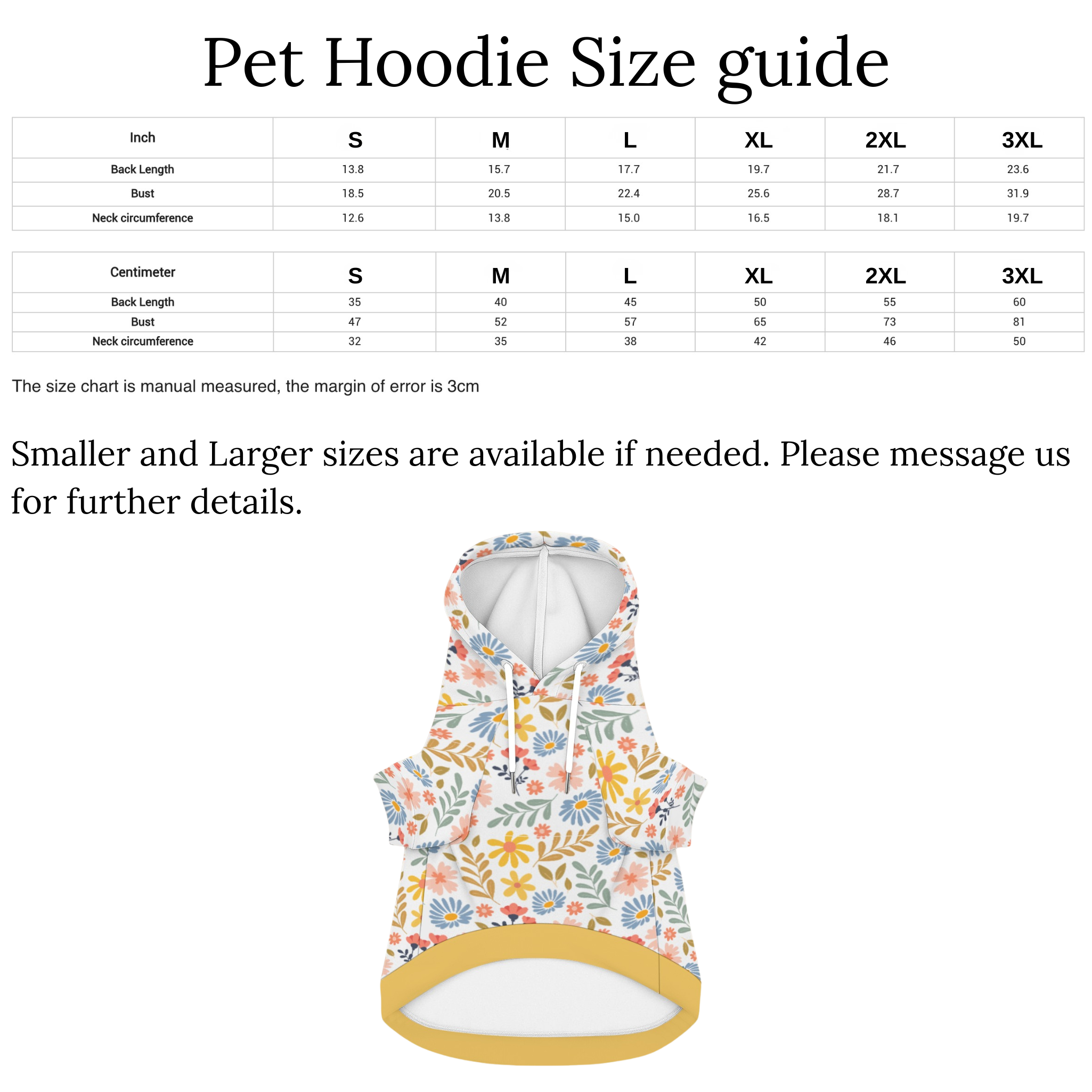 Boho Floral Dress & Pet Hoodie