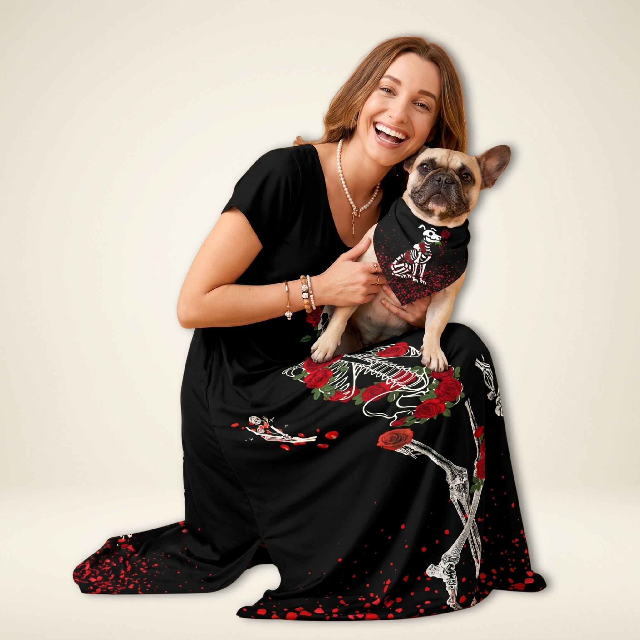 Women's Dress, Pet Bandana & Tank