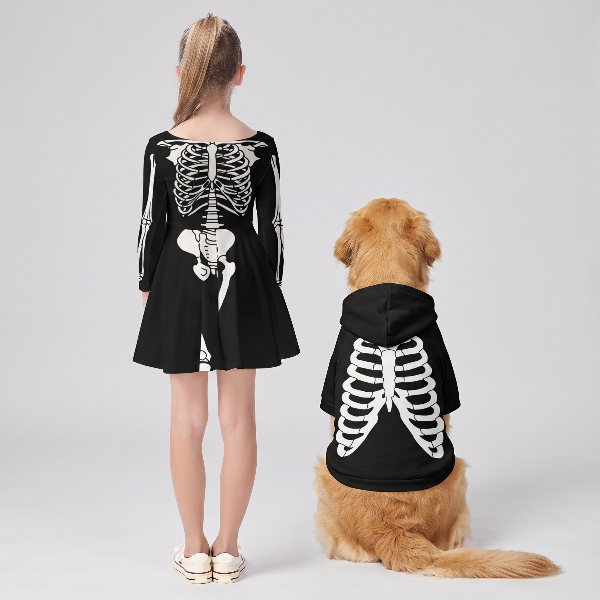 Kid's Dress and Pet Hoodie