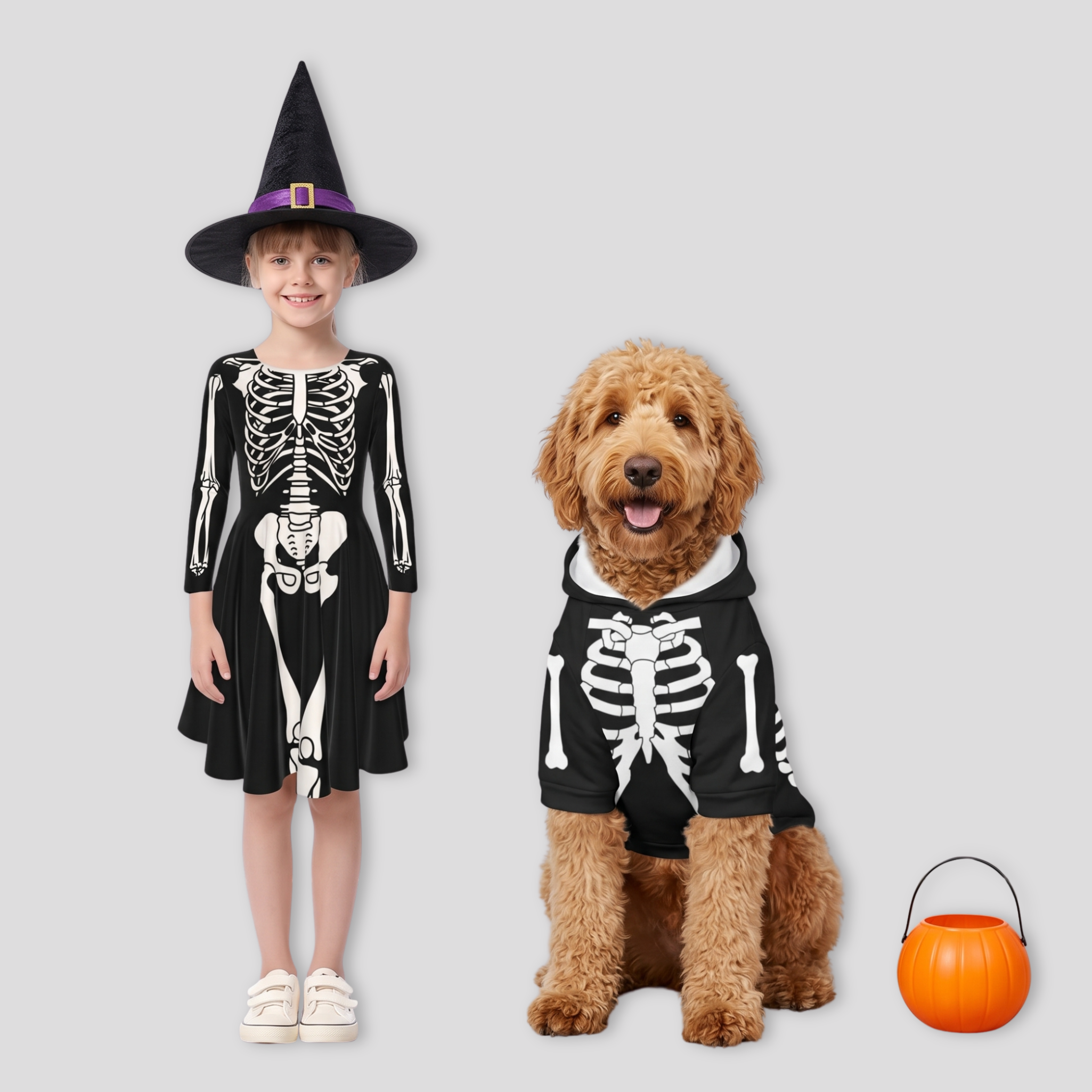 Kid's Dress and Pet Hoodie