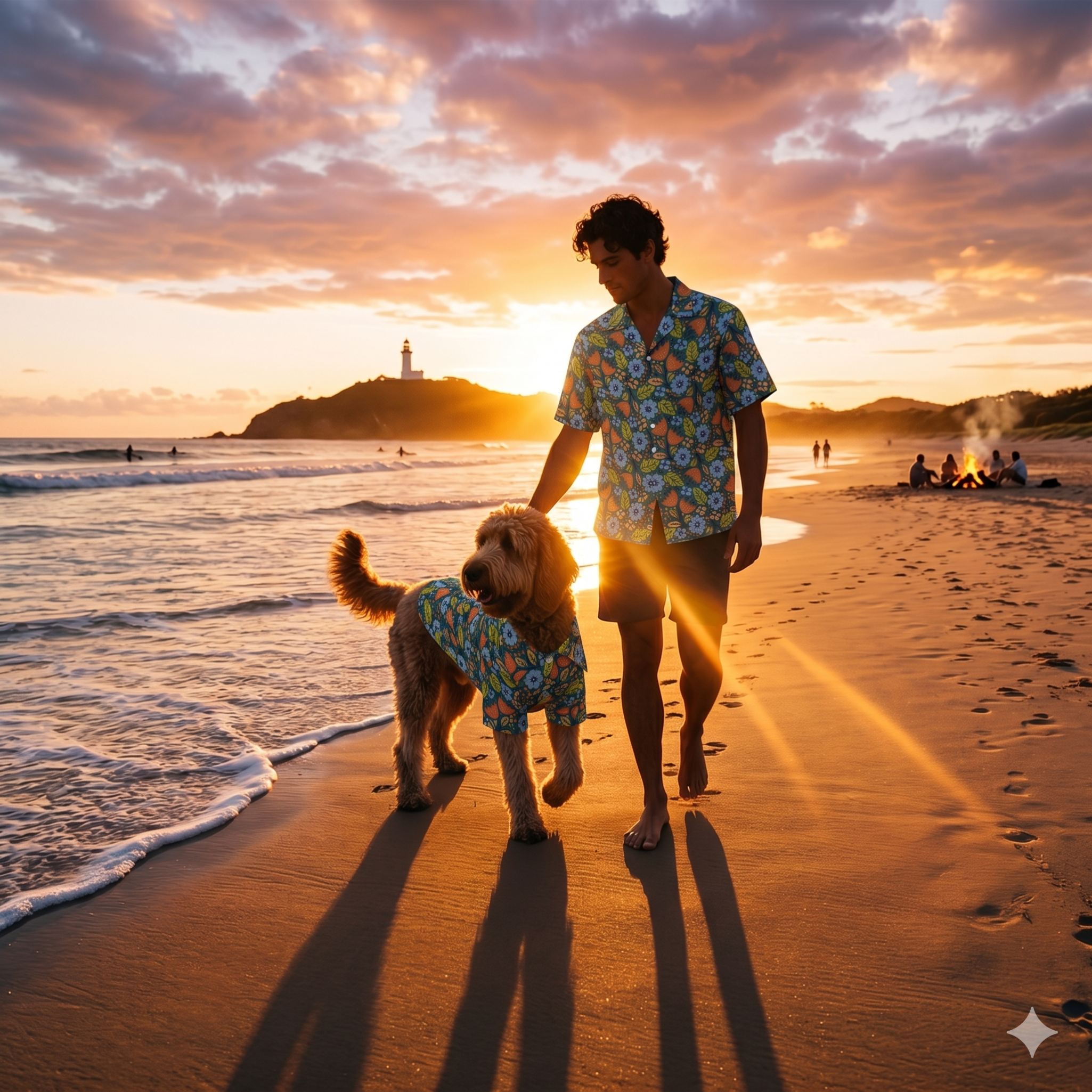 Men and Pet Hawaiian Shirts
