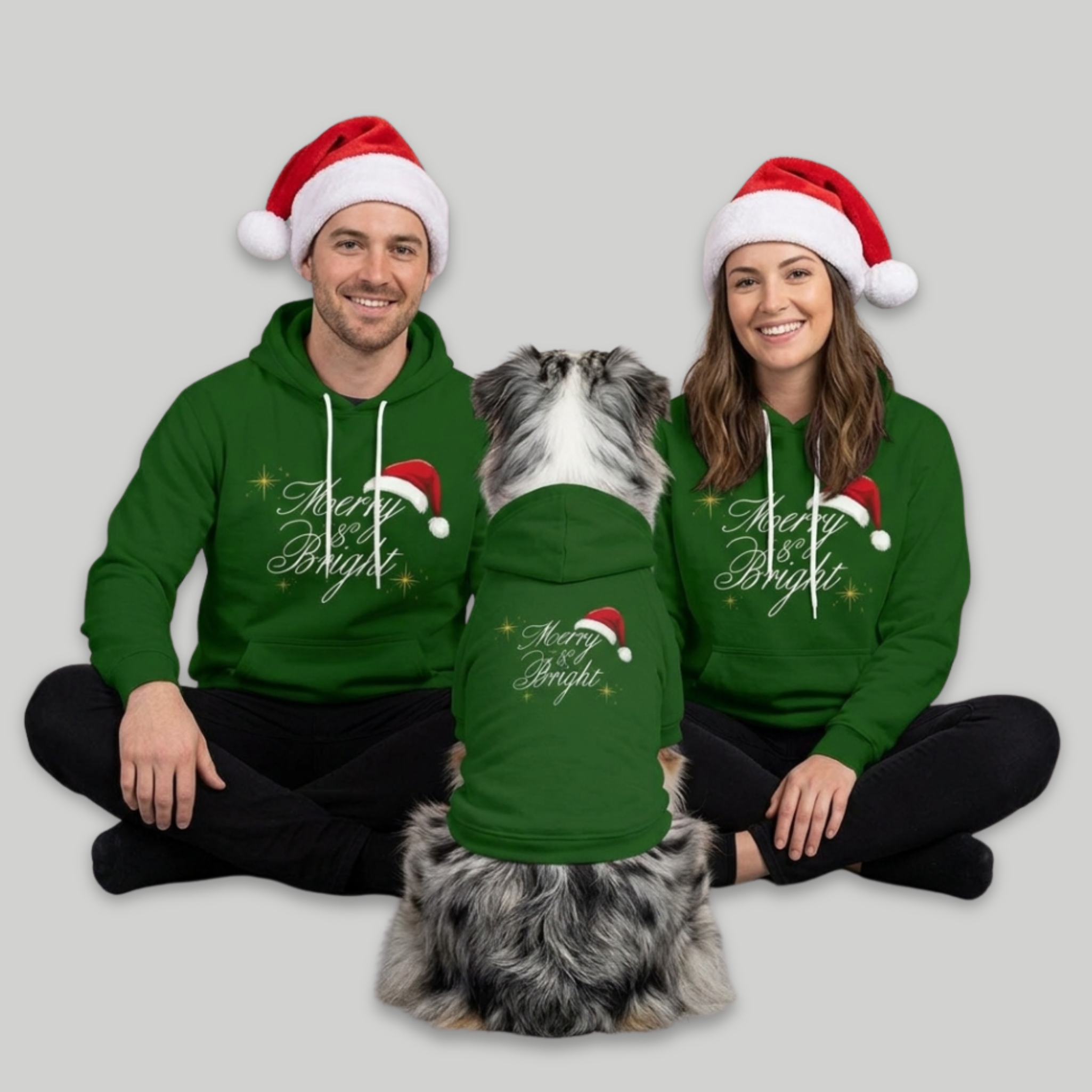 Green Hoodie Set| Adults & Pet