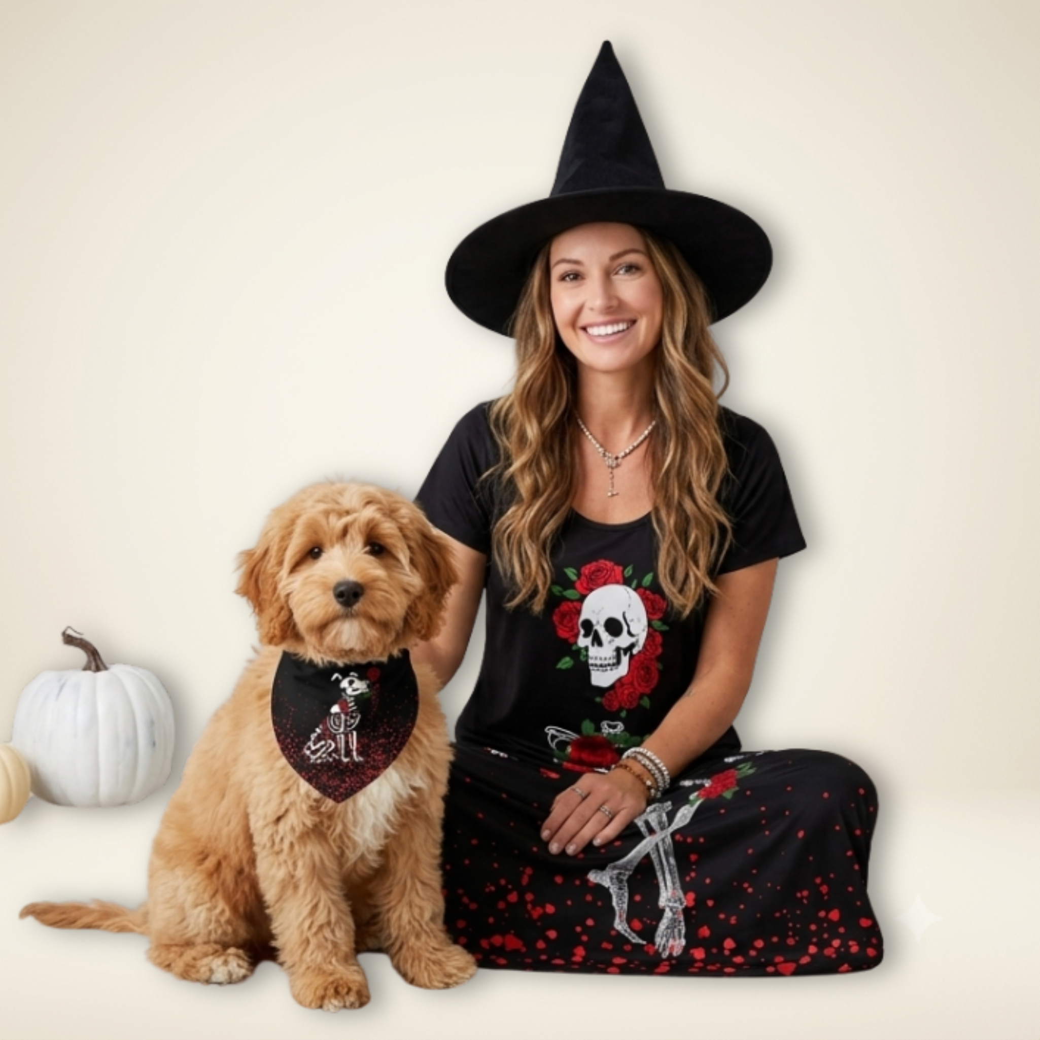 Women's Dress, Pet Bandana & Tank