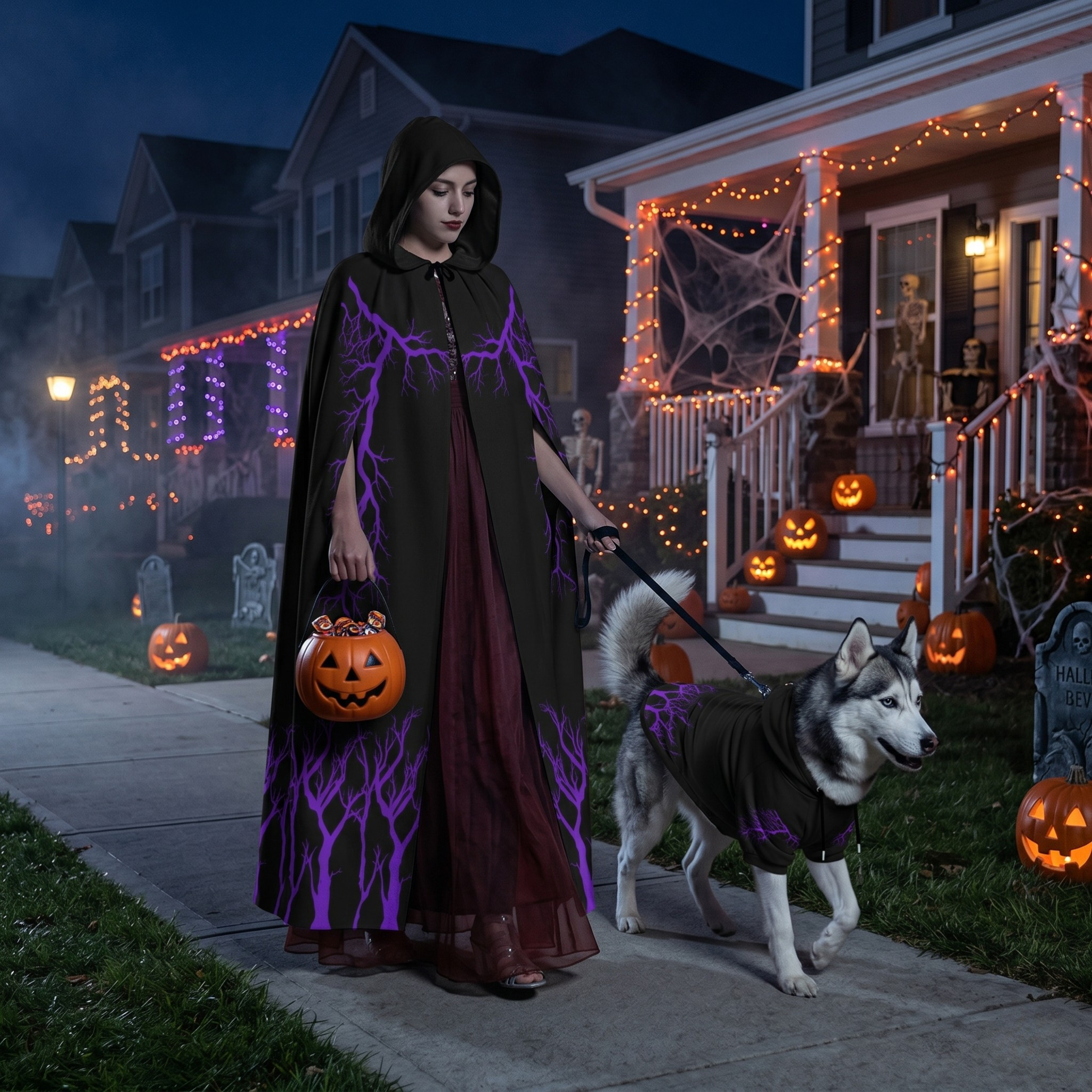 Midnight Pet Hoodie and Cloak