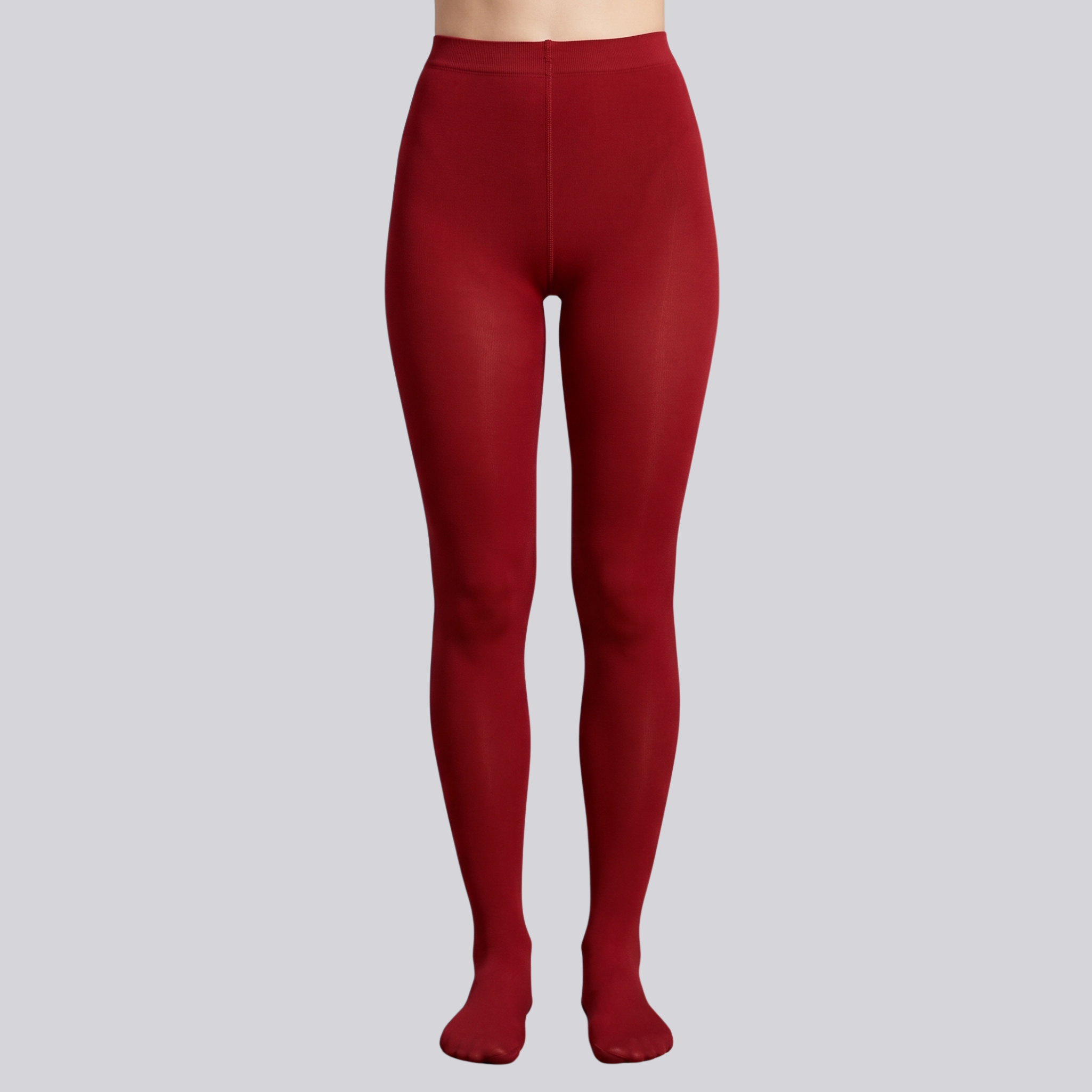 High-Stretch Tights: Red