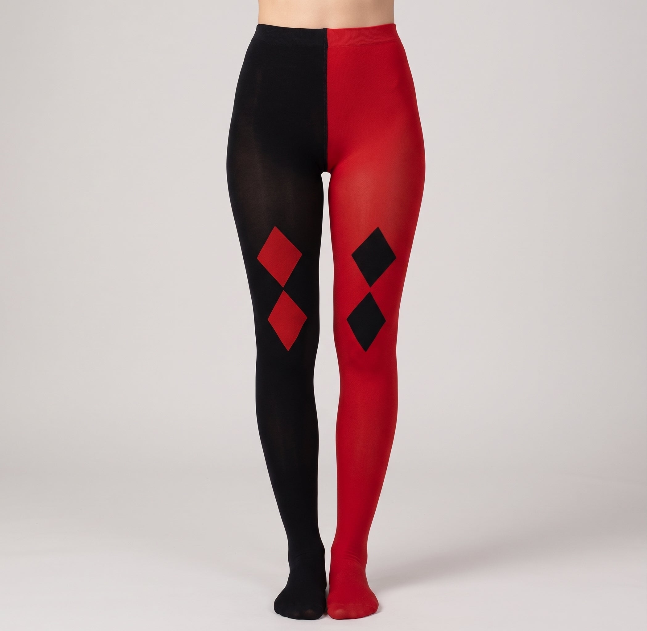 High-Stretch Tights: Harlequin Style