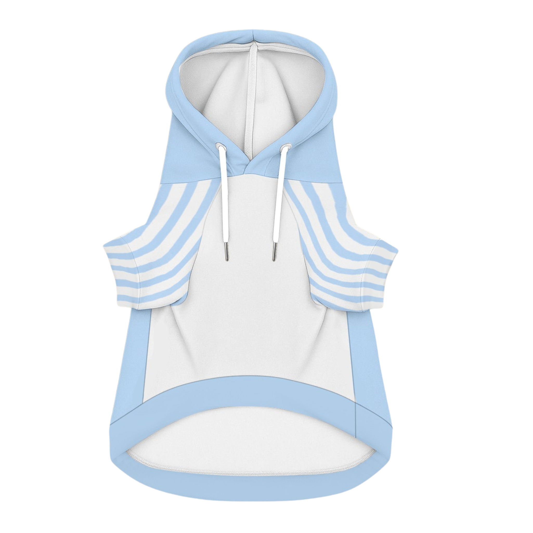 Blue Striped Bodysuit & Pet Hoodie